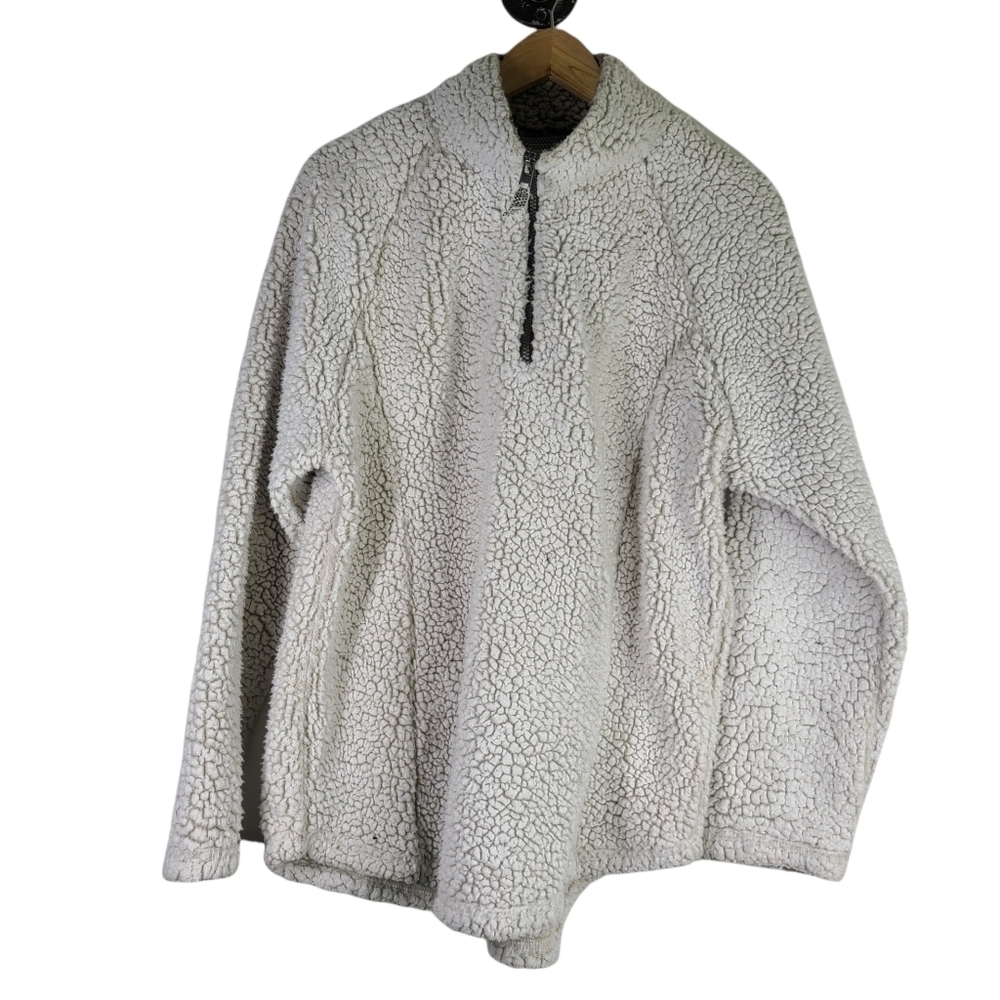 Cozy Sherpa Light‎ Brown Pullover XXL